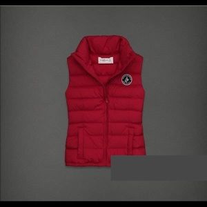 NWT Abercrombie & Fitch a&f feather down vest